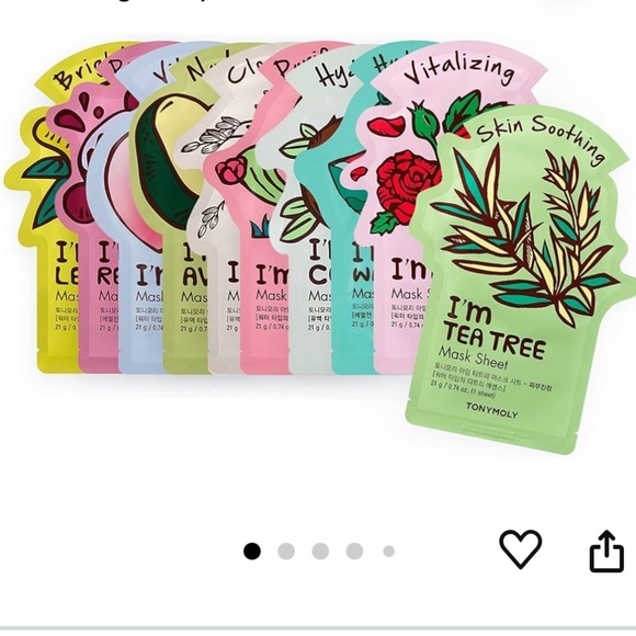 *New* TONYMOLY I'm Real Sheet Mask, Pack of 10 !!! - Picture 1 of 12